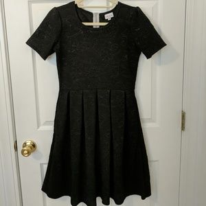 Small Black Pattern Amelia Dress, LuLaRoe